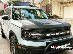 Ford Bronco Sport Flexible Solar Panel Kit - Complete Kit w/ Waterproof Controller + Hood Decal - 65W